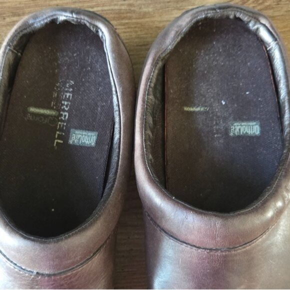 Merrell Womens Dark Brown Slip-On Loafers - Picture 6 of 7